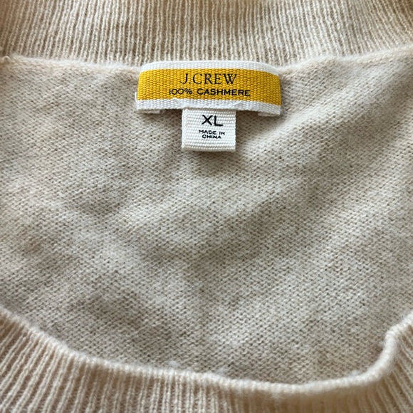 J. Crew Butter Yellow Crew Neck Sweater - Picture 2 of 2